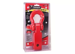 Trimax Locks D-ring receiver hitch red
